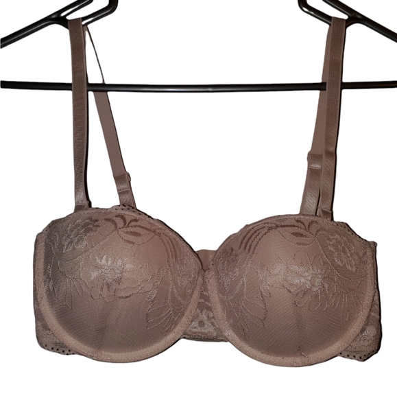 Pink Lace Multi-Way Push Up Bra - Picture 2 of 10